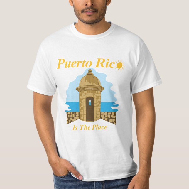 Puerto Rico ist der Platz-T - Shirt (Vorderseite)