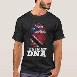 Puerto Rico ist in meiner DNA-Flagge Trinidad und  T-Shirt