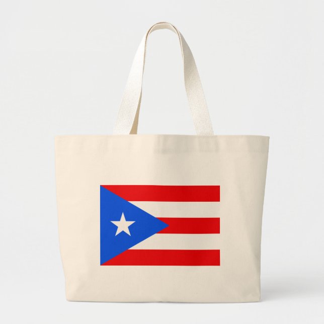 Puerto Rico Jumbo Stoffbeutel (Vorne)