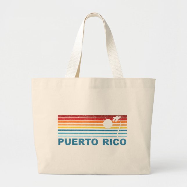 Puerto Rico Jumbo Stoffbeutel (Vorne)