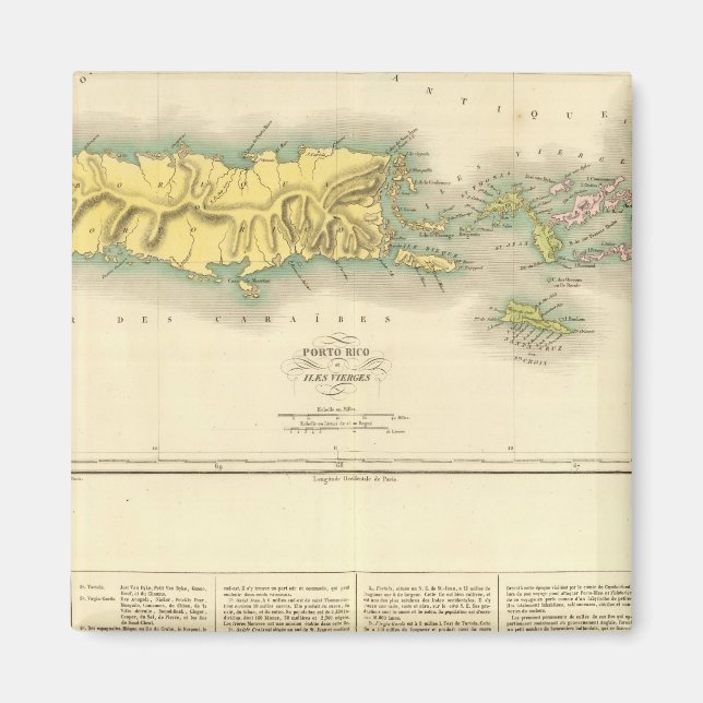 Puerto Rico, Jungfrau Magnet (Vorne)