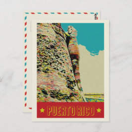 Puerto Rico, Karibik-Leguana Postkarte