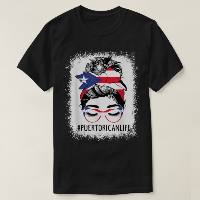 Puerto Rico Kindermädchen T-Shirt (Design vorne)
