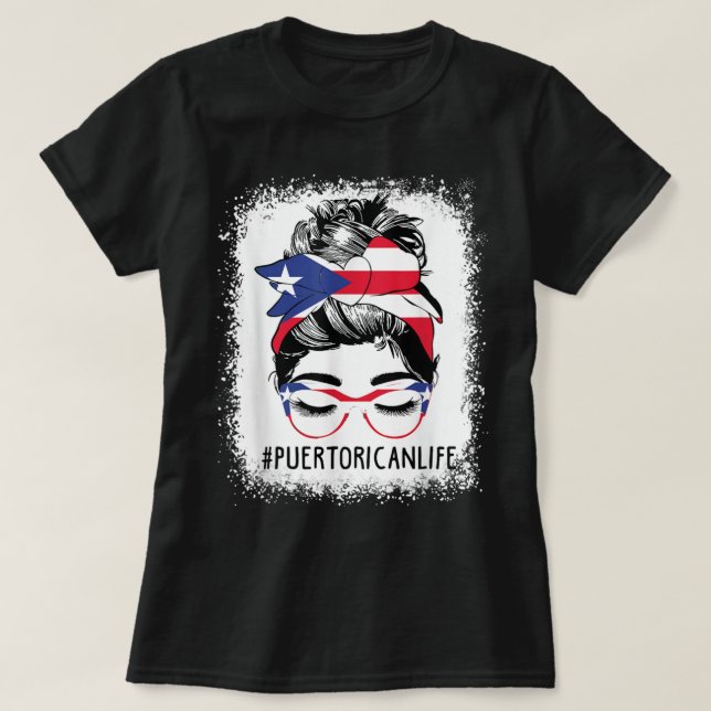 Puerto Rico Kindermädchen T-Shirt (Design vorne)