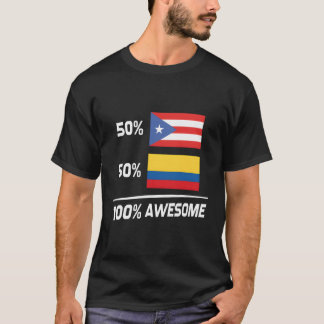 Puerto Rico Kolumbianische Flagge Puerto Rico Kolu T-Shirt