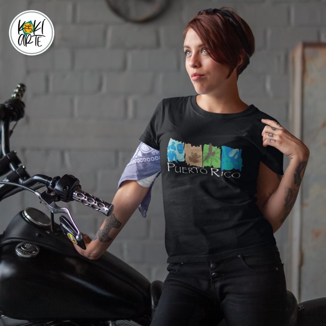 Puerto Rico Kulturelle Symbole T-Shirt (Von Creator hochgeladen)