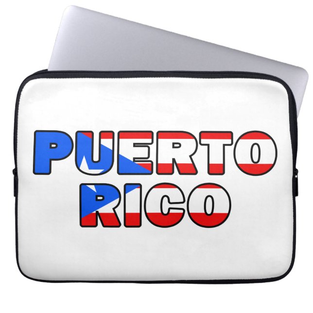 Puerto Rico Laptopschutzhülle (Vorderseite)