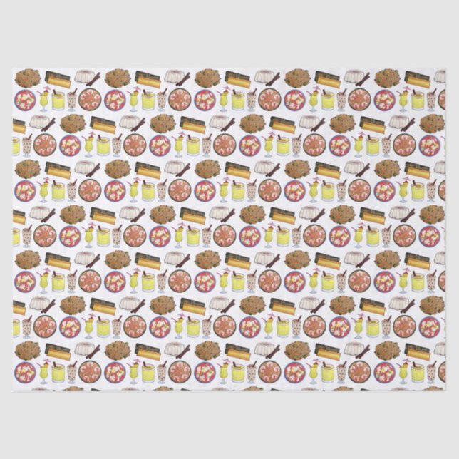 Puerto Rico Liebe Küche Puerto Rico Feinschmecker Seidenpapier (Vorderseite)