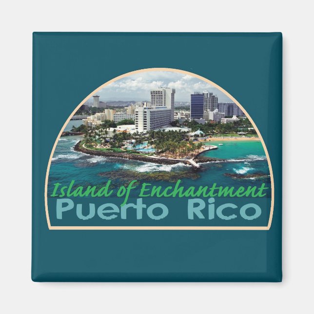 PUERTO RICO Magnet (Vorne)