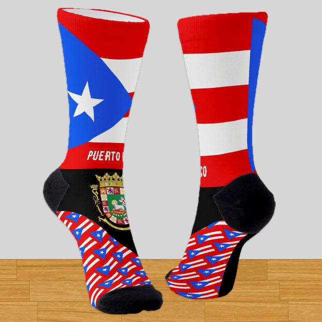 Puerto Rico, Mode, Puerto-Rico-Flagge, patriotisch Socken (Von Creator hochgeladen)