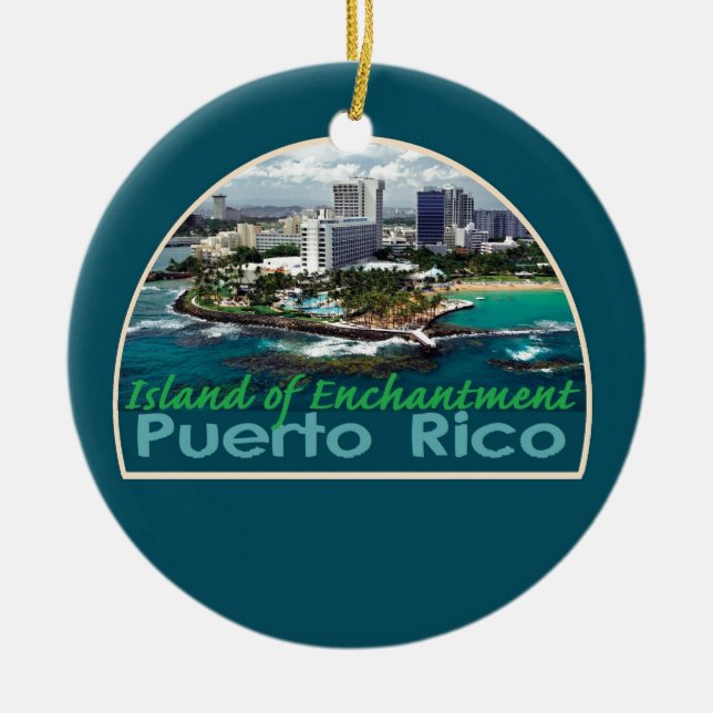 PUERTO RICO Orament Keramikornament (Vorne)