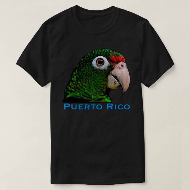 Puerto-Rico-Papagei-T - Shirt (Design vorne)