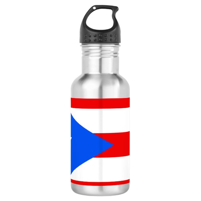 Puerto-Rico-Papier-Tasse Edelstahlflasche (Vorderseite)
