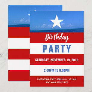 Puerto Rico Party Einladung