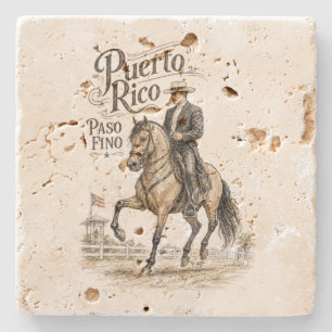 Puerto Rico Paso Fino Pferd Nuestra Herencia Steinuntersetzer