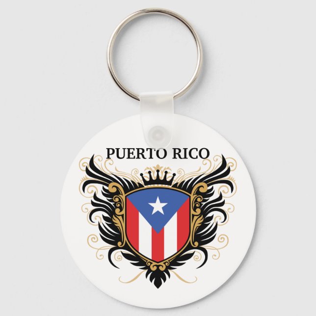 Puerto Rico [personalisieren] Schlüsselanhänger (Vorderseite)