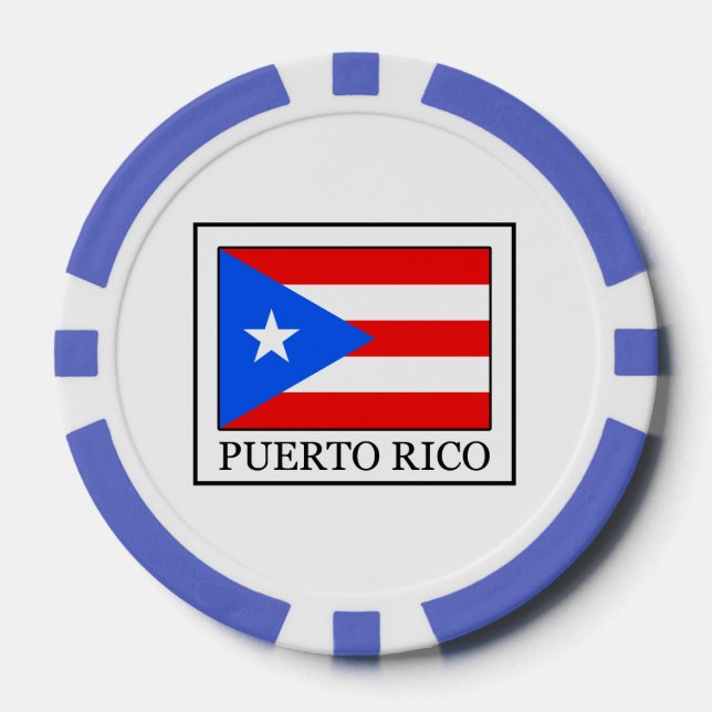 Puerto Rico Pokerchips (Vorderseite)