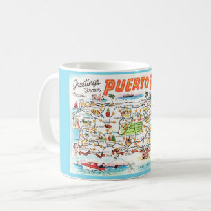 Puerto Rico Postcard Tasse