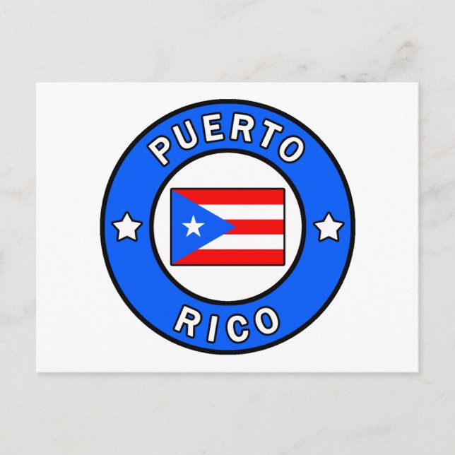 Puerto Rico Postkarte (Vorderseite)