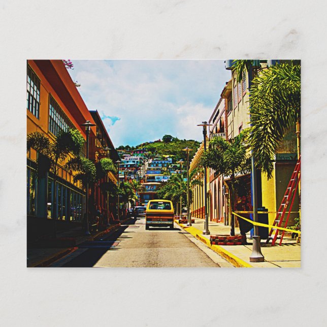 Puerto Rico Postkarte (Vorderseite)