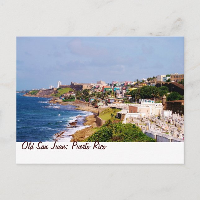 Puerto Rico Postkarte (Vorderseite)