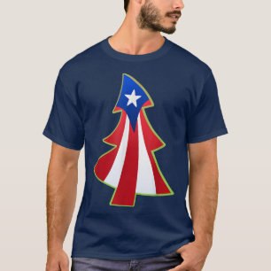 Puerto Rico Pride Christmas Navidad Boricua Flag T T-Shirt