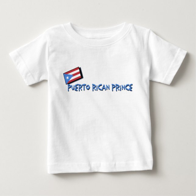 Puerto-Rico-Prinz Baby T-shirt (Vorderseite)