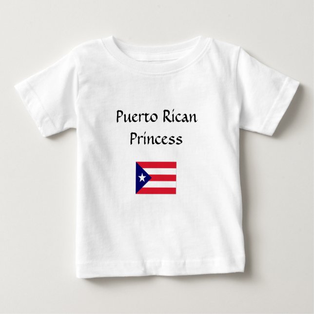 Puerto-Rico-Prinzessin Baby T-shirt (Vorderseite)