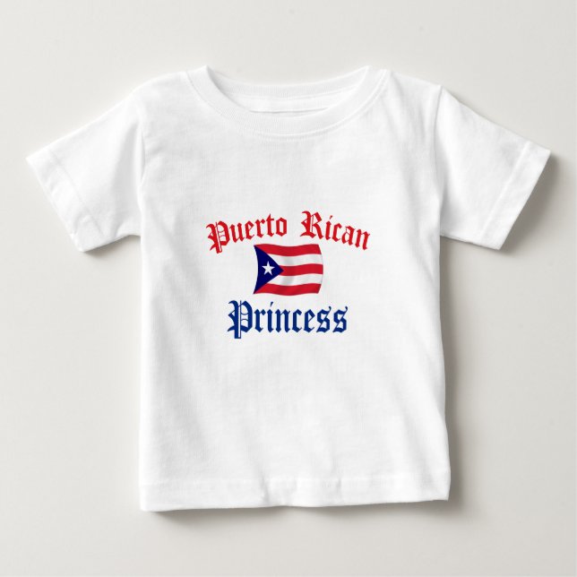 Puerto-Rico-Prinzessin Baby T-shirt (Vorderseite)