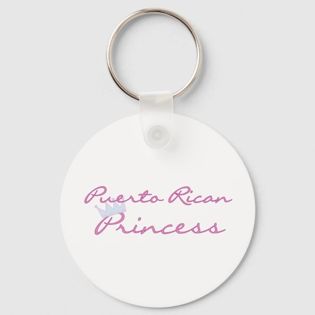 Puerto-Rico-Prinzessin Schlüsselanhänger (Vorderseite)