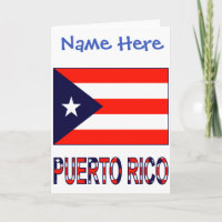 Puerto Rico puerto-ricanische Flagge Blau Personal