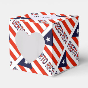 Puerto Rico puerto-ricanische Flagge gekachelt Sch Geschenkschachtel