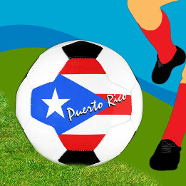 Puerto Rico & Puerto Rico Flag / Sport Fußball