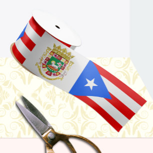 Puerto Rico Ribbon, Emblem, Puerto-Rico-Flagge Satinband