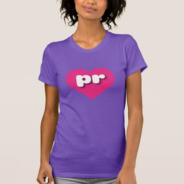 Puerto Rico Rosa - I Liebe T-Shirt (Vorderseite)