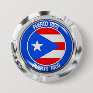 Puerto Rico RundEmblem Button