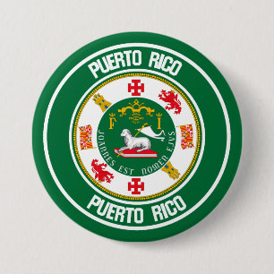 Puerto Rico RundEmblem Button