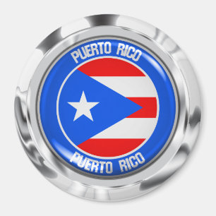 Puerto Rico RundEmblem Magnet