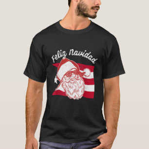 Puerto Rico Santa Shirts Puerto Rico Flag Feliz N