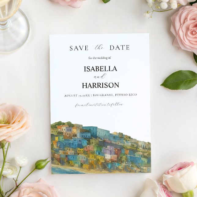 Puerto Rico Save-the-Date-Vorlage Einladung (Von Creator hochgeladen)