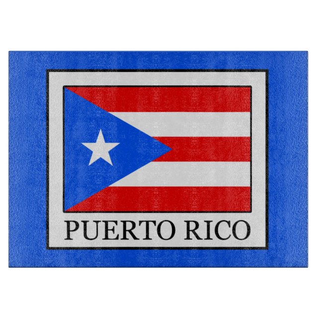Puerto Rico Schneidebrett (Vorderseite)