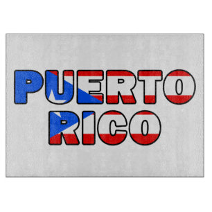 Puerto Rico Schneidebrett