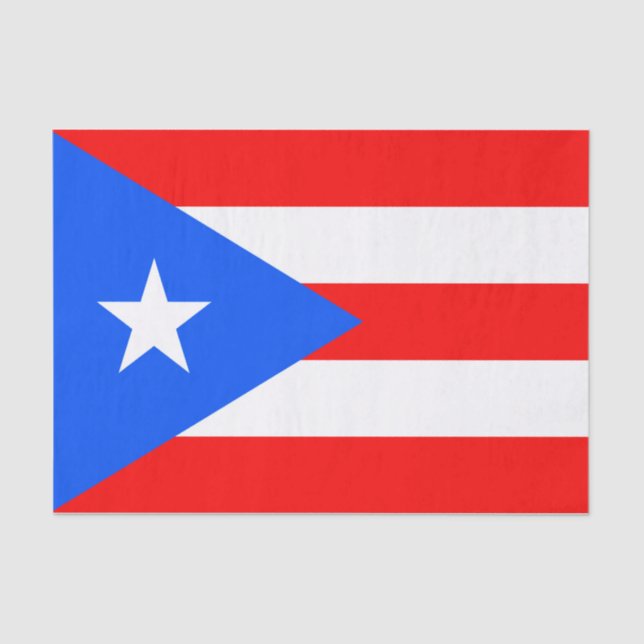 Puerto Rico Seidenpapier (Vorderseite)