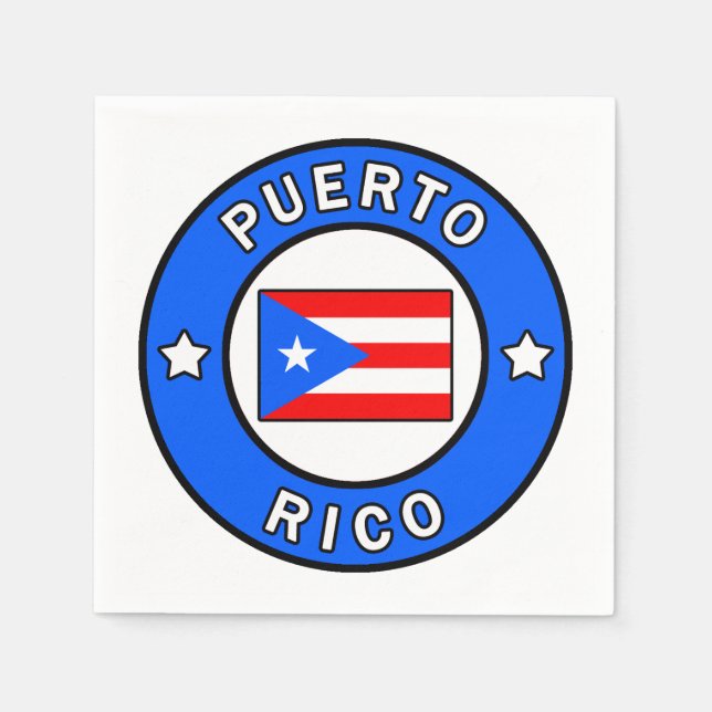 Puerto Rico Serviette (Vorderseite)