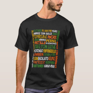 Puerto Rico Snacks Lebensmittel Foodie stolzer Pue T-Shirt