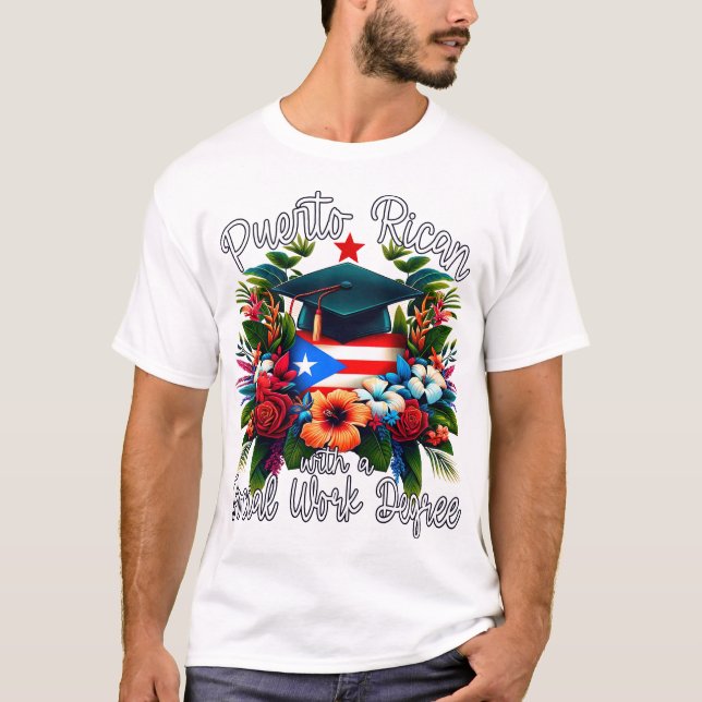 Puerto Rico Social Work Abschluss 2024 MSW MPH T-Shirt (Vorderseite)