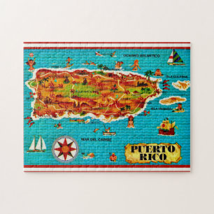 Puerto Rico Spanisch 11x14 Puzzle