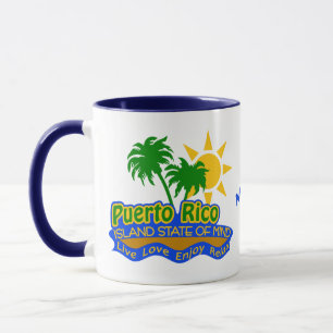 Puerto Rico Staat des Mind individuelle Name Tasse