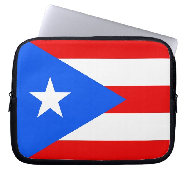 Puerto Rico Staatsflagge Laptop Sleeve (Vorderseite)