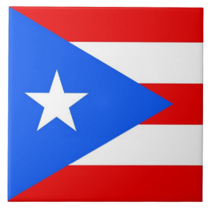 Puerto Rico Staatsflagge Tile Fliese